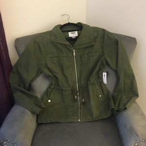 Olive Green Utility Jacket